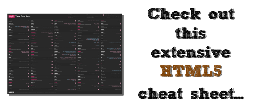 HTML5 Cheatsheet